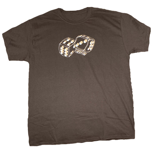 "HIGH ROLLER" T IN BROWN